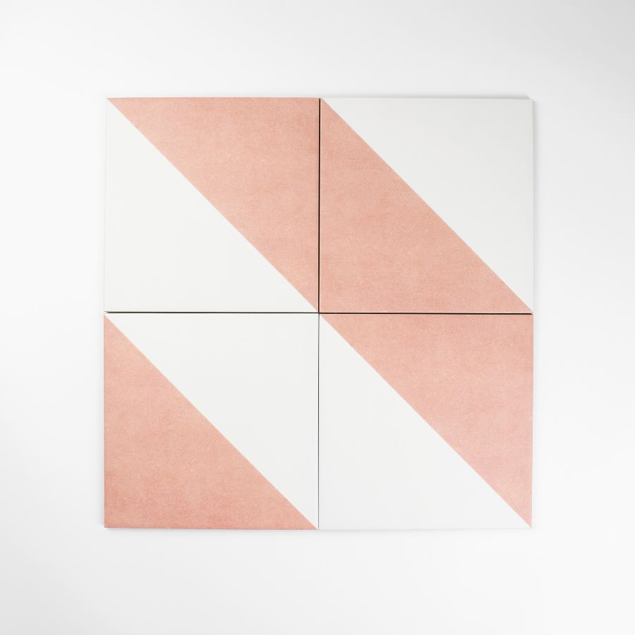 A white and pink tile Description automatically generated