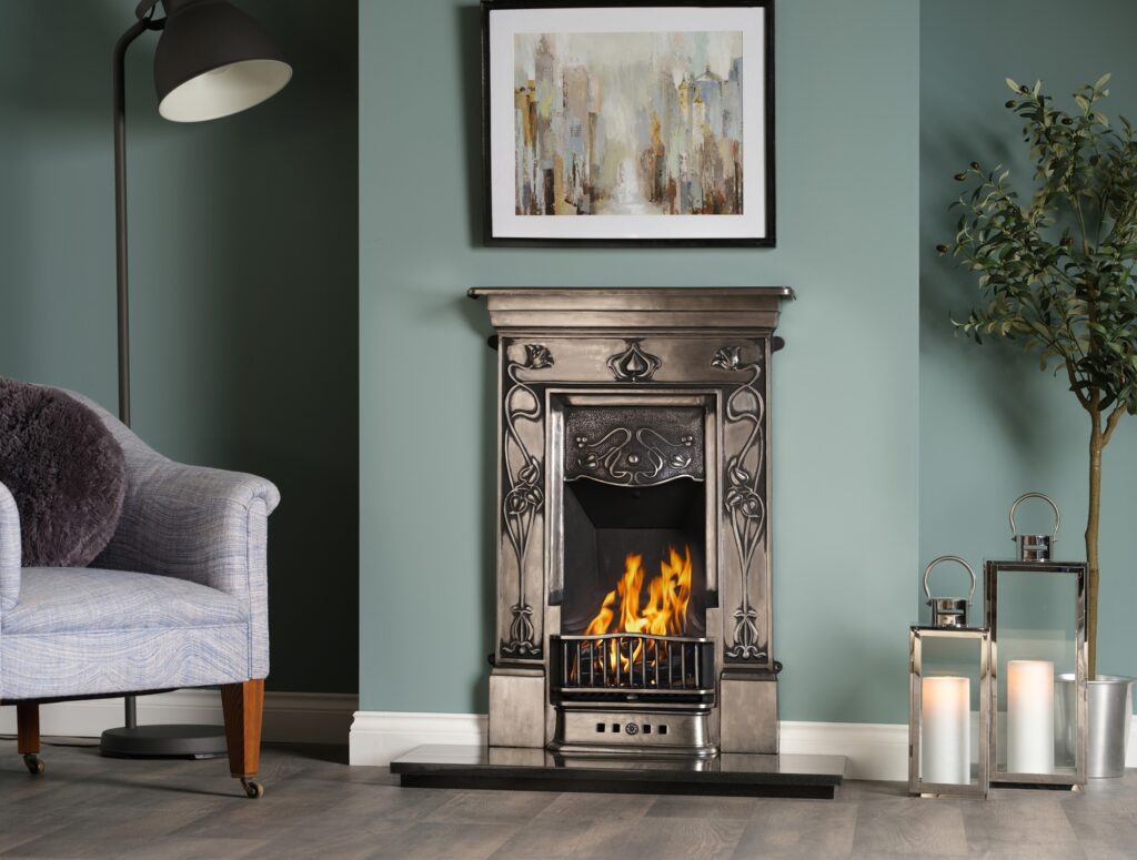 Renaissance at Home’s Art Nouveau Fireplace Collection Shines